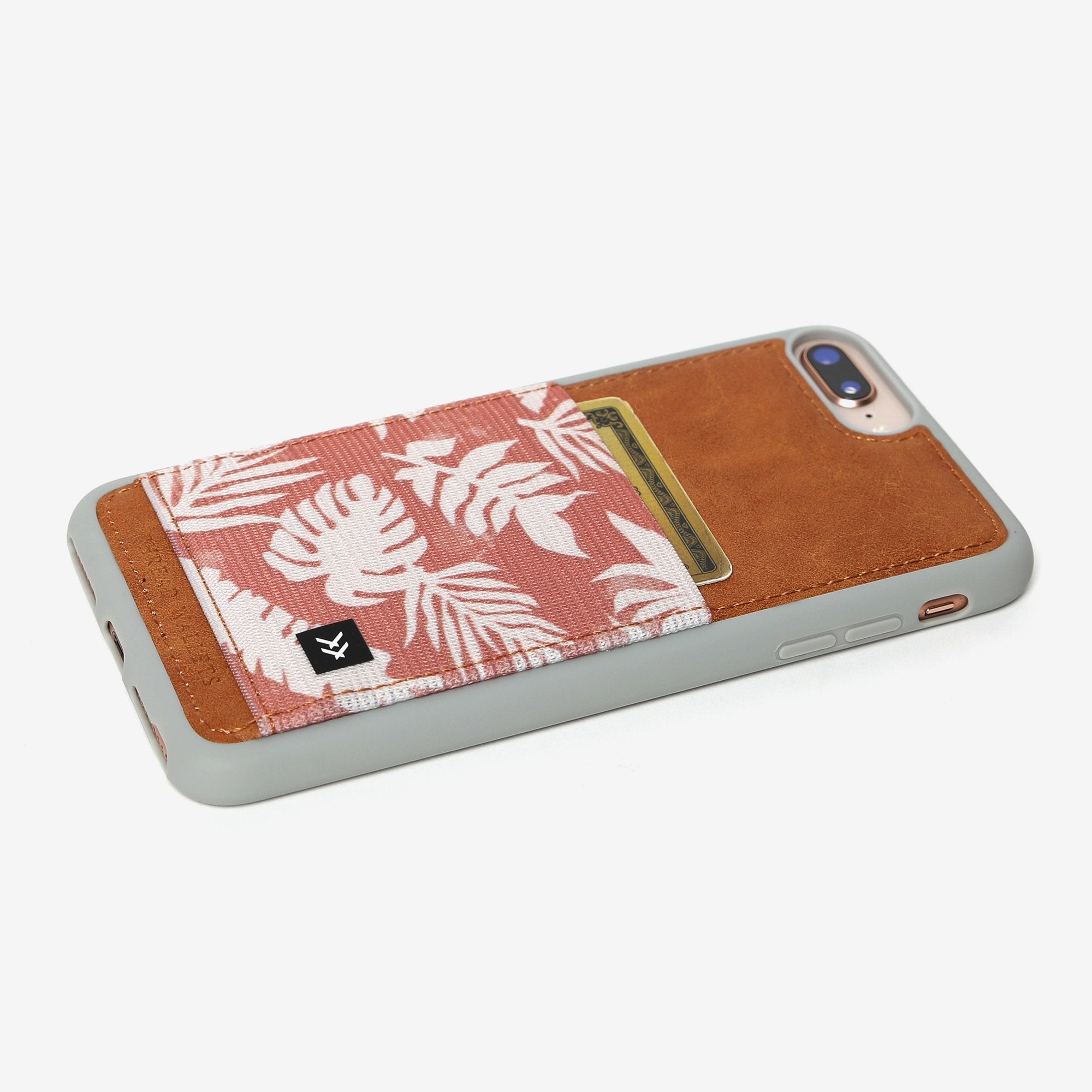 Cabana | Phone Case Wallet | Pink/White/Brown