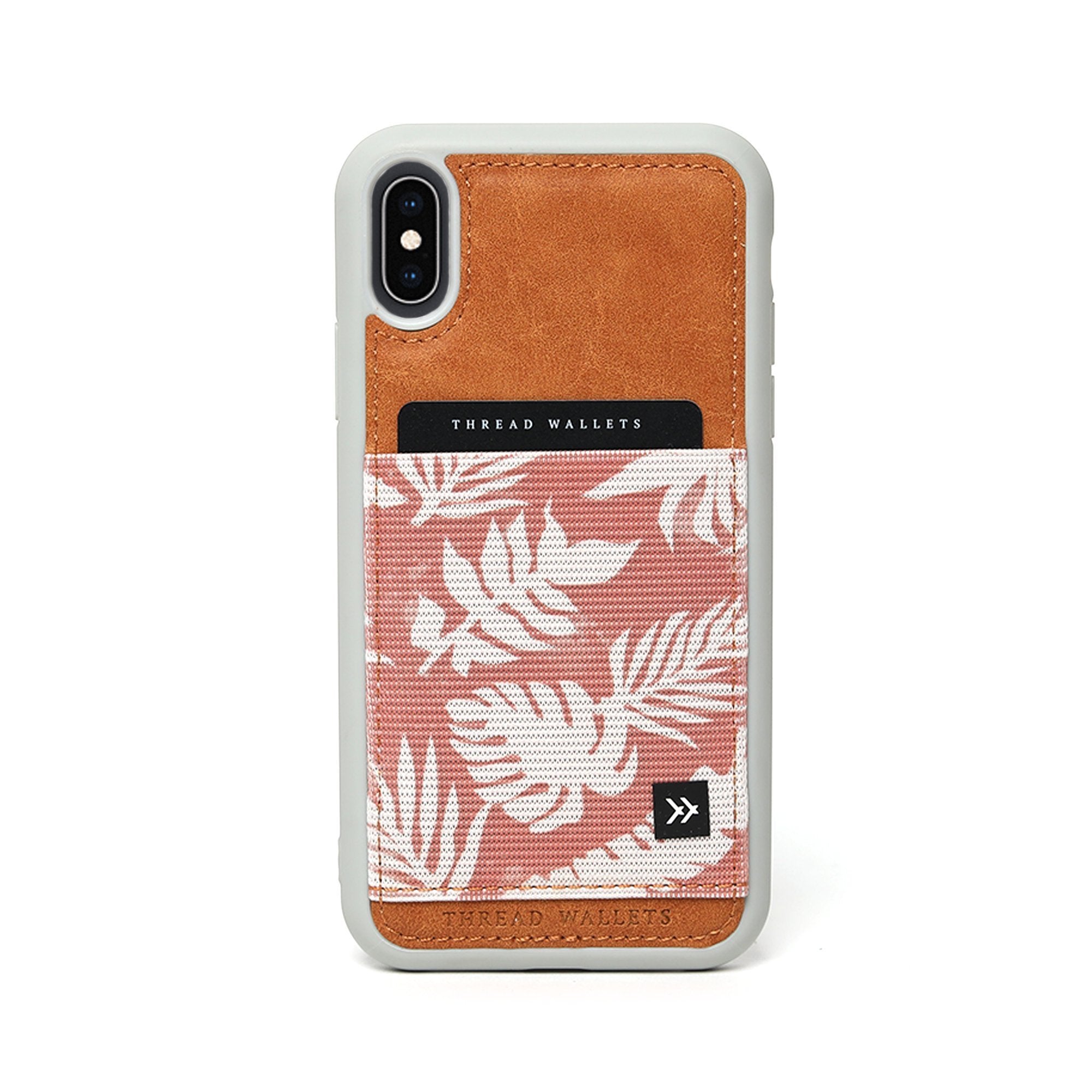 Cabana | Phone Case Wallet | Pink/White/Brown