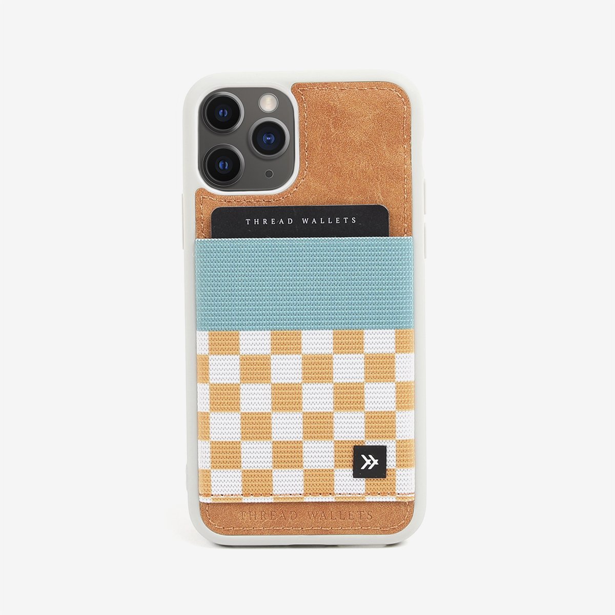 Laguna Phone Case Wallet | Teal/Yellow/White