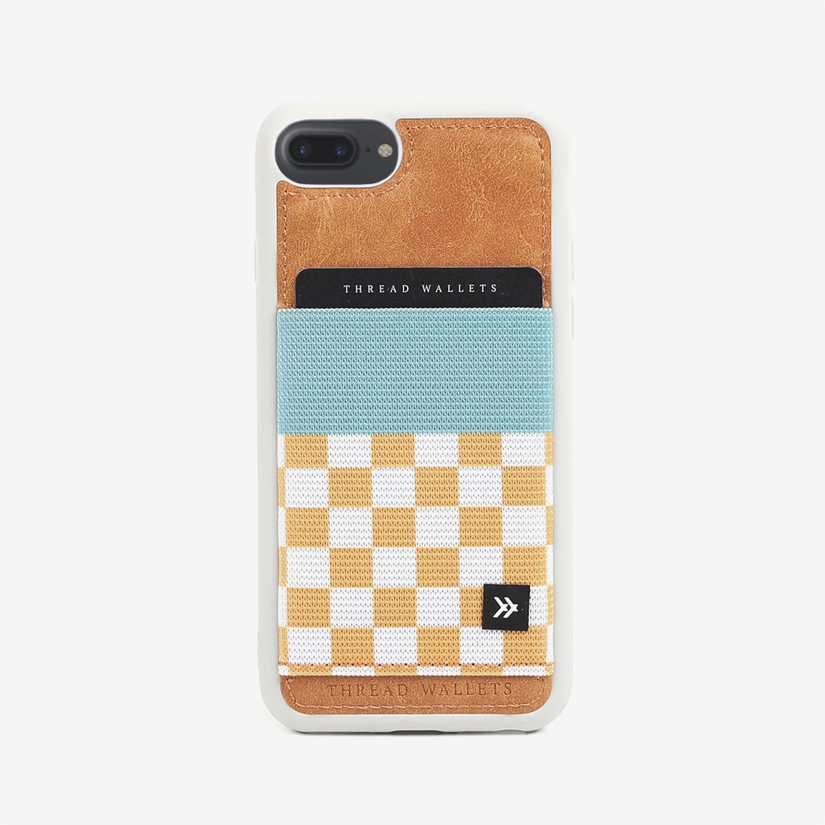 Laguna Phone Case Wallet | Teal/Yellow/White