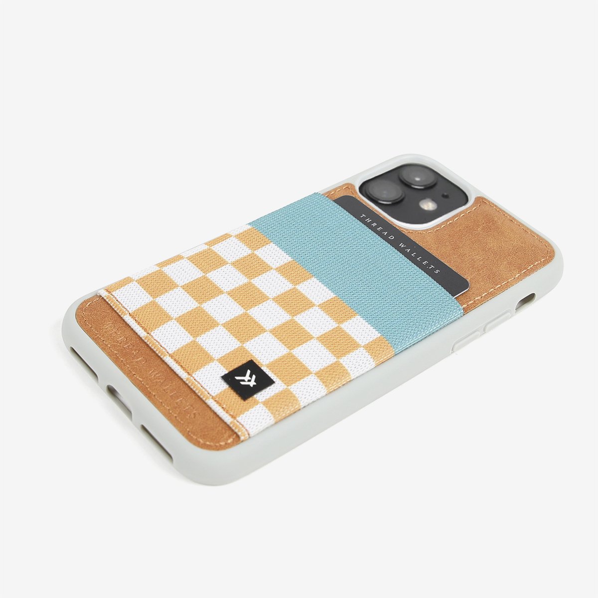 Laguna Phone Case Wallet | Teal/Yellow/White