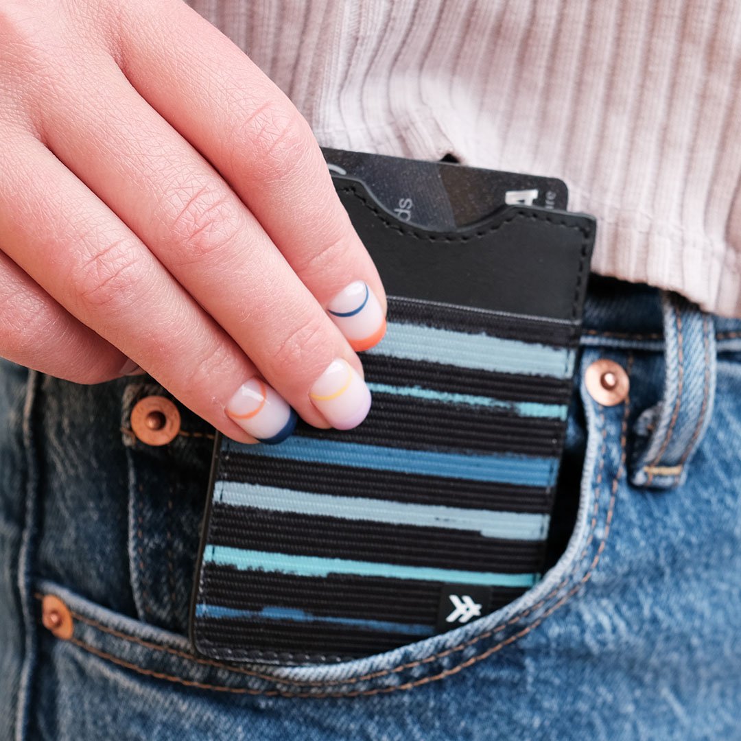 Tosh | Vertical Wallet | Blue/Black