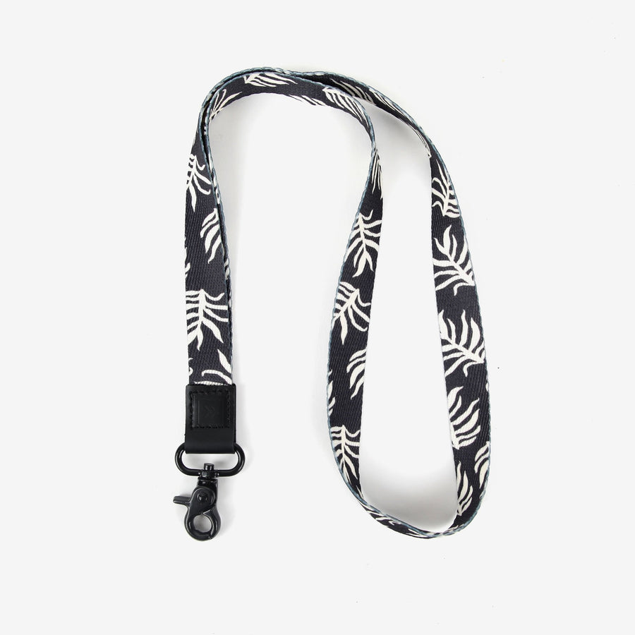 Palms | Neck Lanyard | Black/Tan