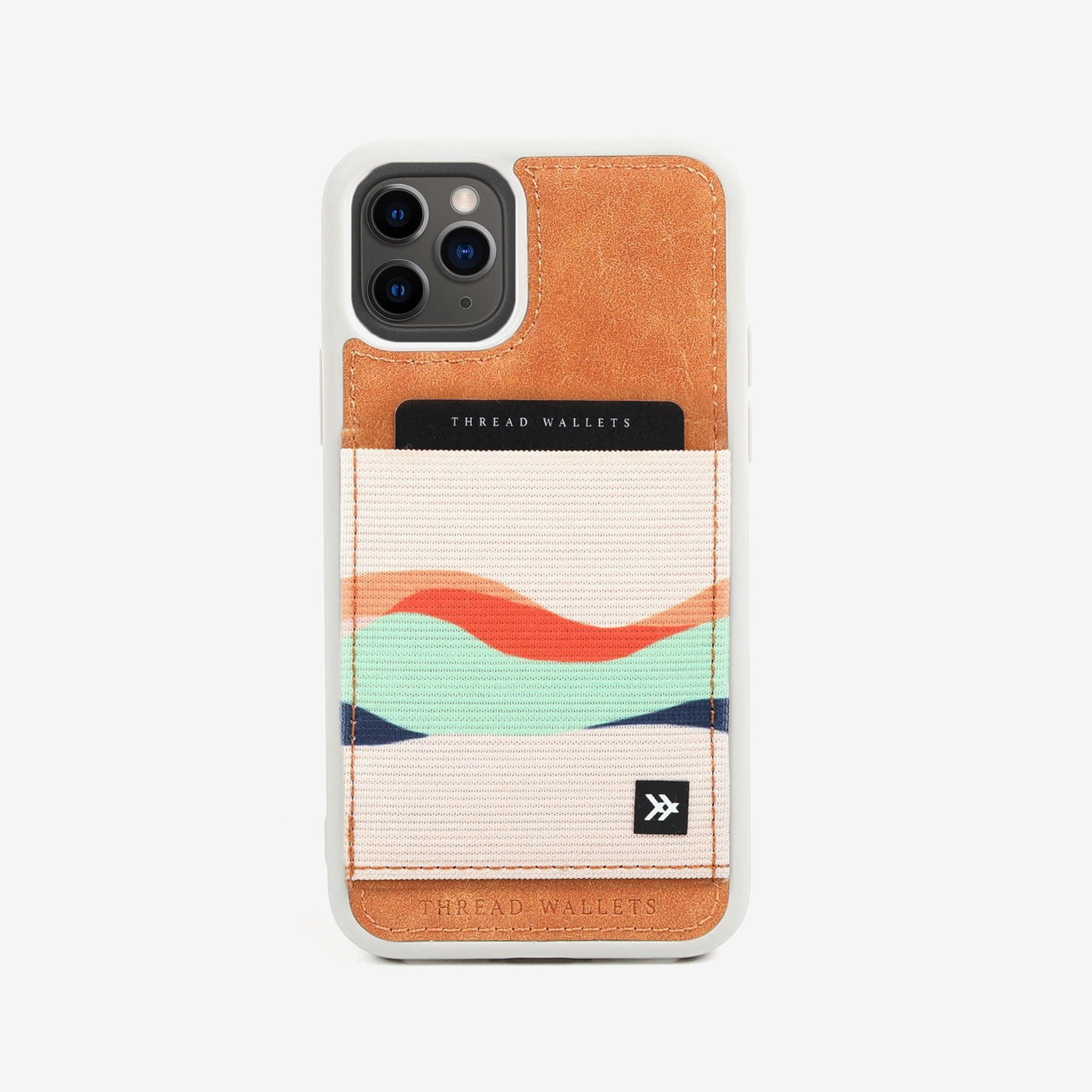 Tides | Phone Case Wallet | Green/Orange/Tan