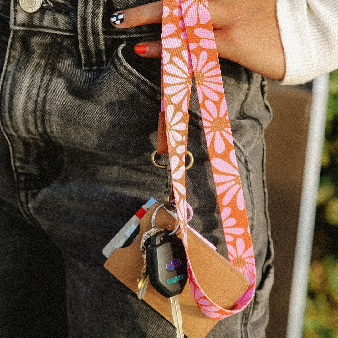 Emmeline | Neck Lanyard | Red/PInk