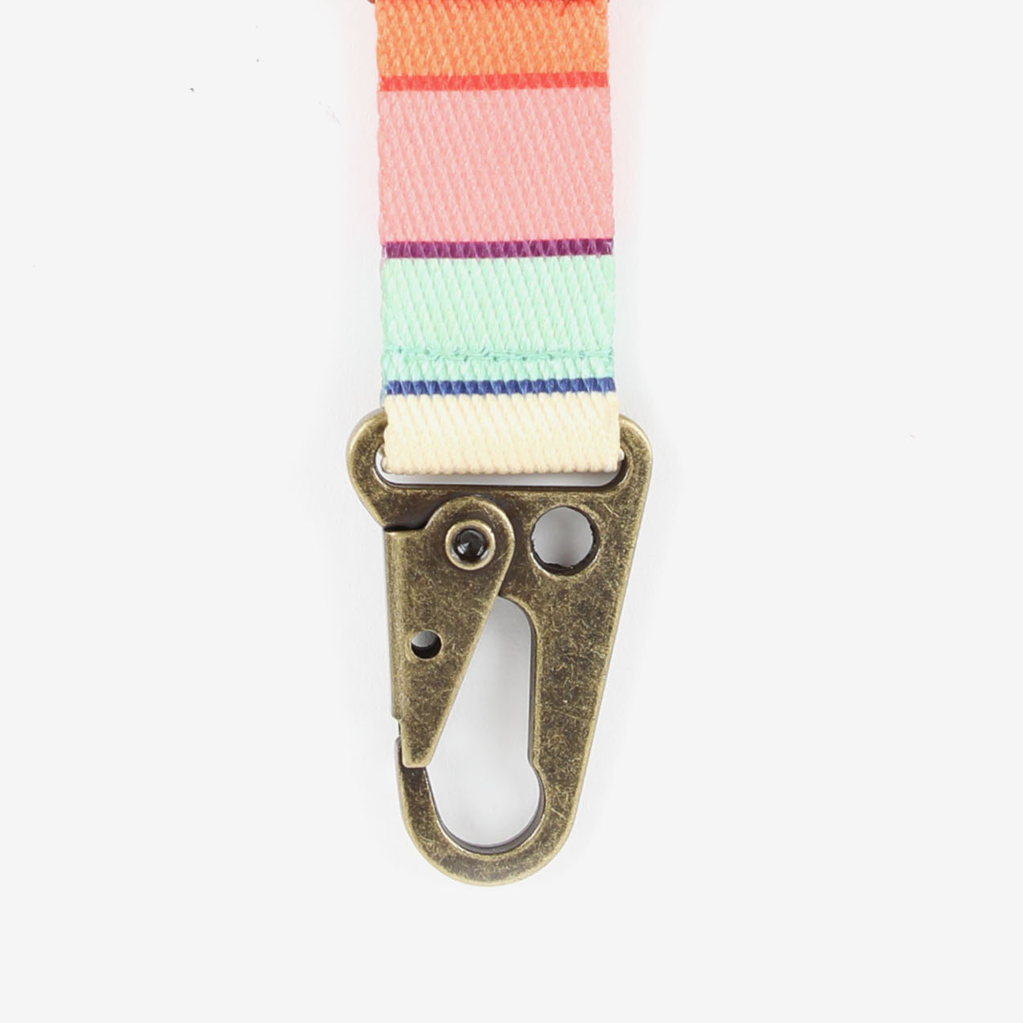 Emily | Keychain Clip | Orange/Red/Green