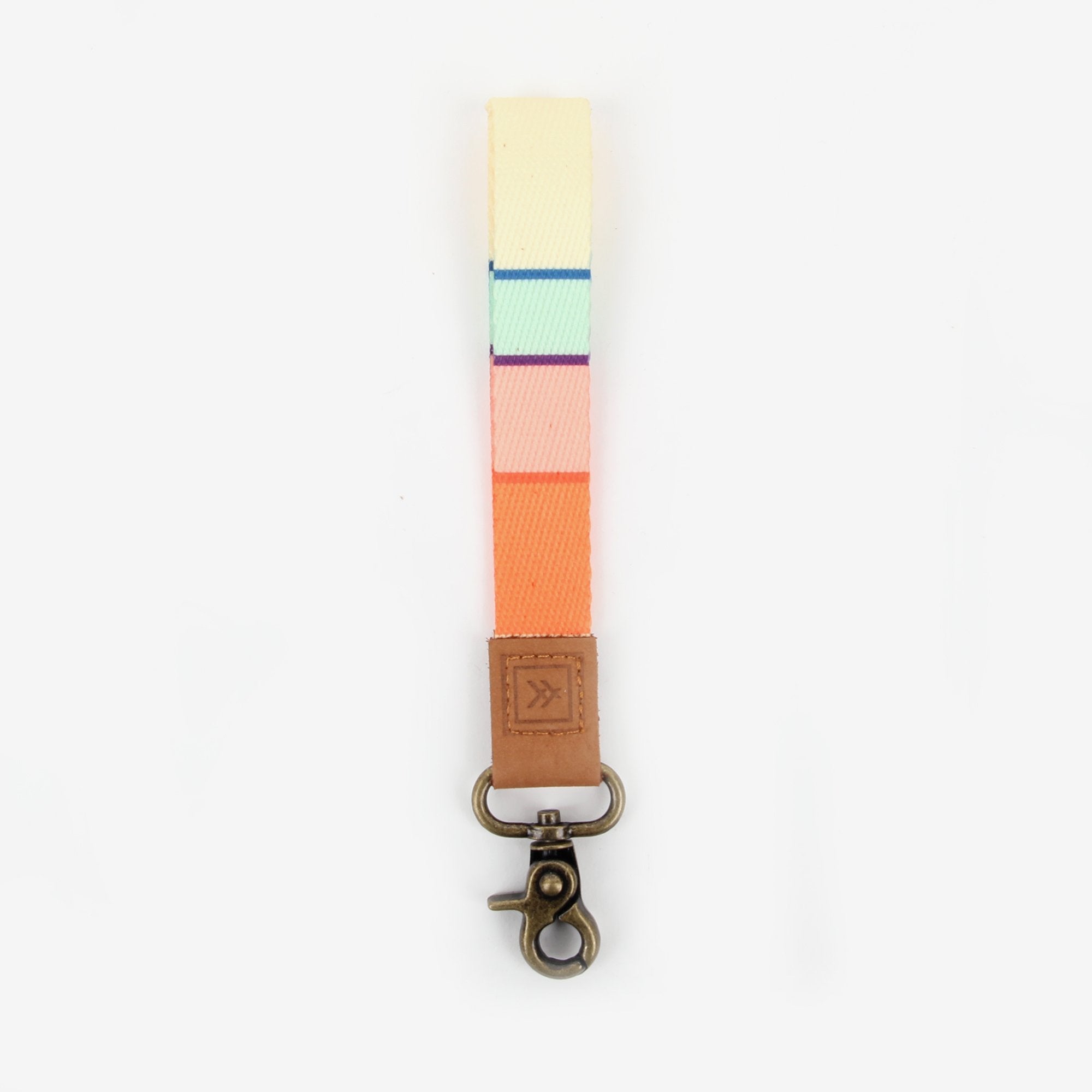 Emily | Wrist Lanyard | Orange/Red/Green